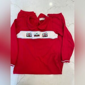 Beaufort Bonnet Christmas Romper